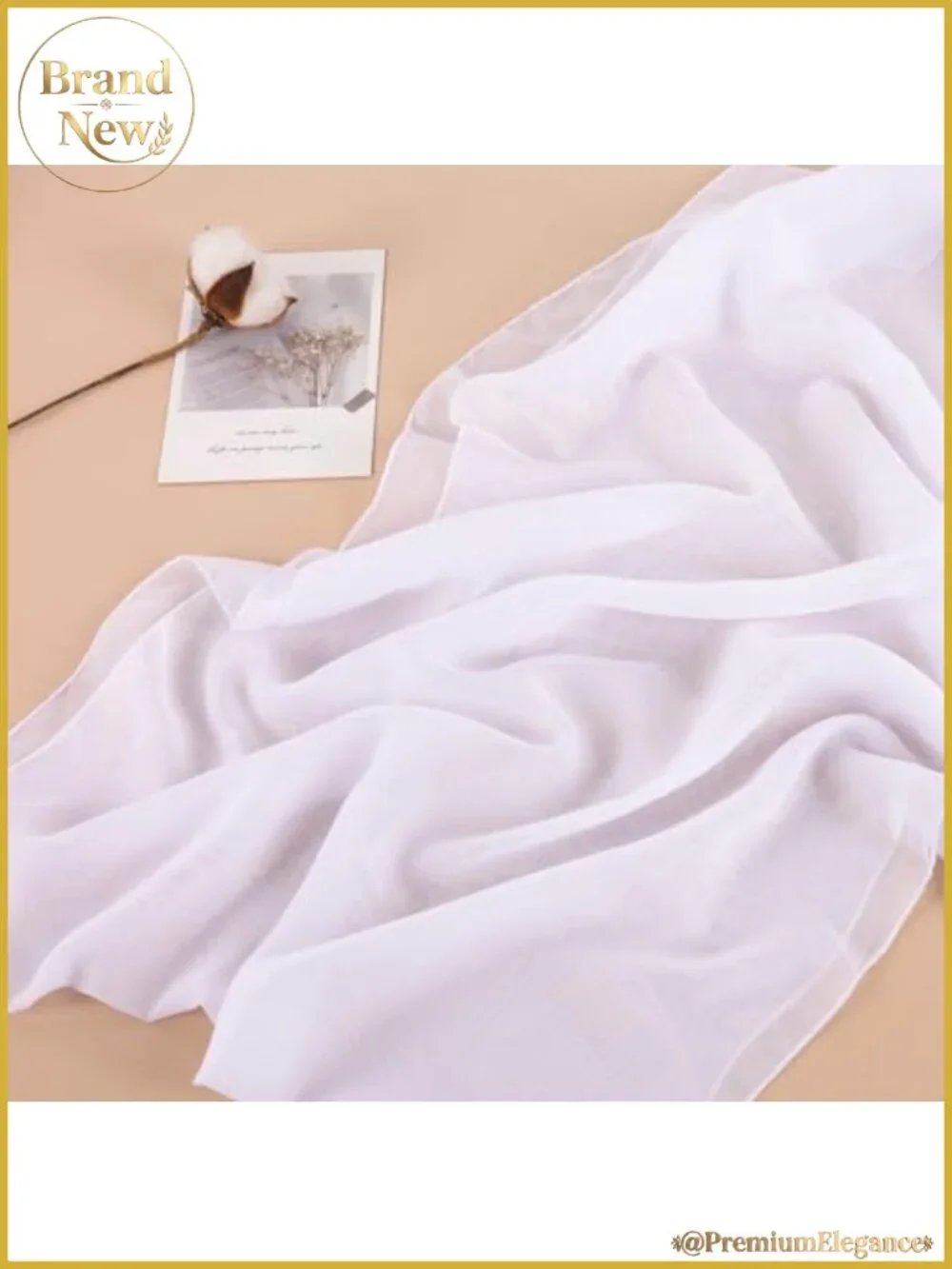 Chiffon Scarf Soft Sheer Lightweight Neck Scarves for Wedding Party